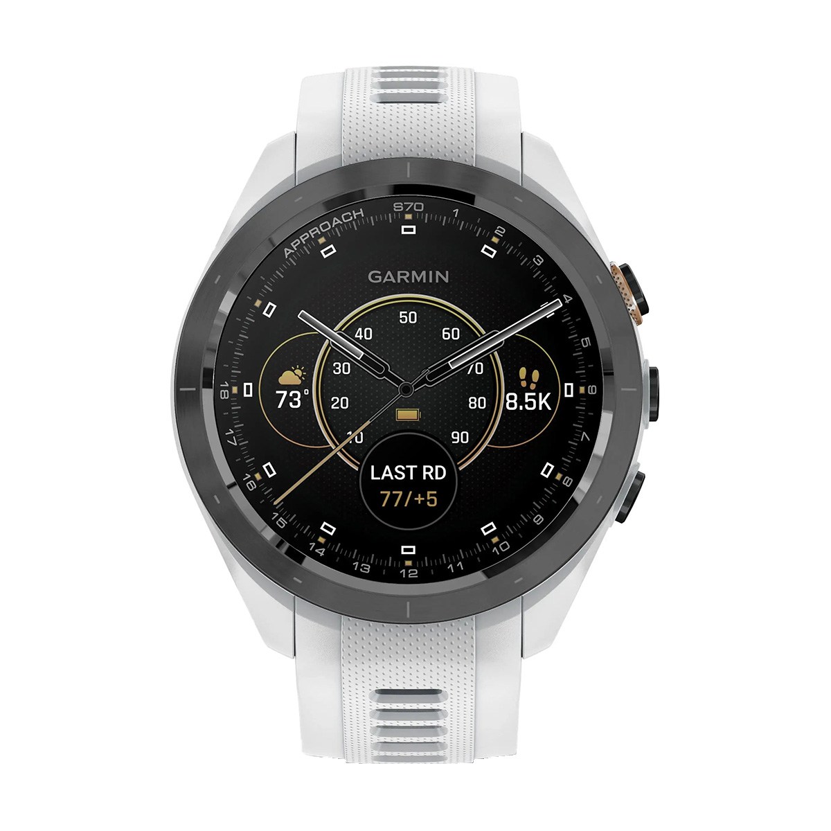 снимка на часовник Смарт часовник Garmin Approach S70 Black/White 010-02746-10