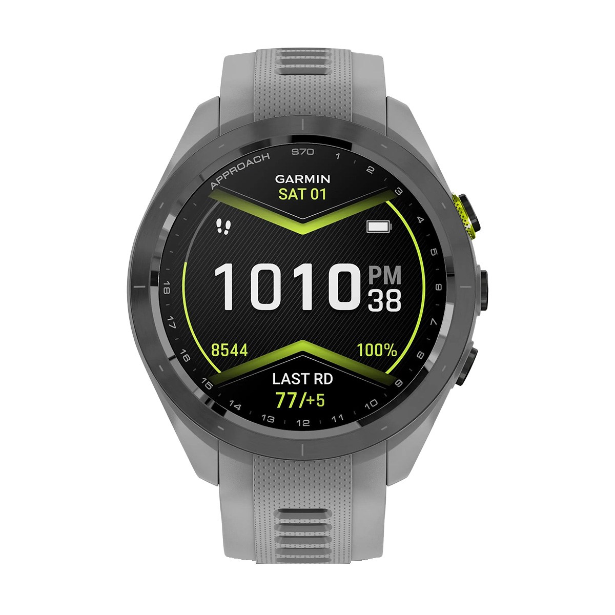 снимка на часовник Смарт часовник Garmin Approach S70 Black/Powder Grey 010-02746-11
