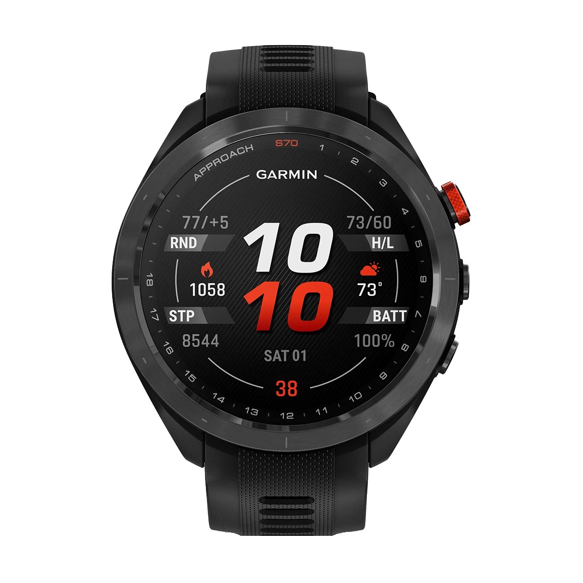 снимка на часовник Смарт часовник Garmin Approach S70 Black 010-02746-12