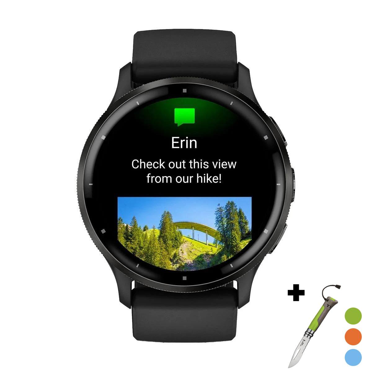 снимка на часовник Часовник Garmin Venu 3 Slate/Black 010-02784-01