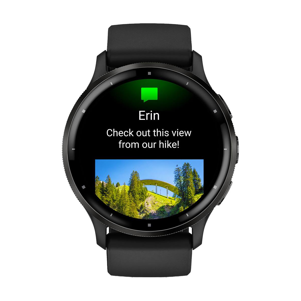 снимка на часовник Часовник Garmin Venu 3 Slate/Black 010-02784-01