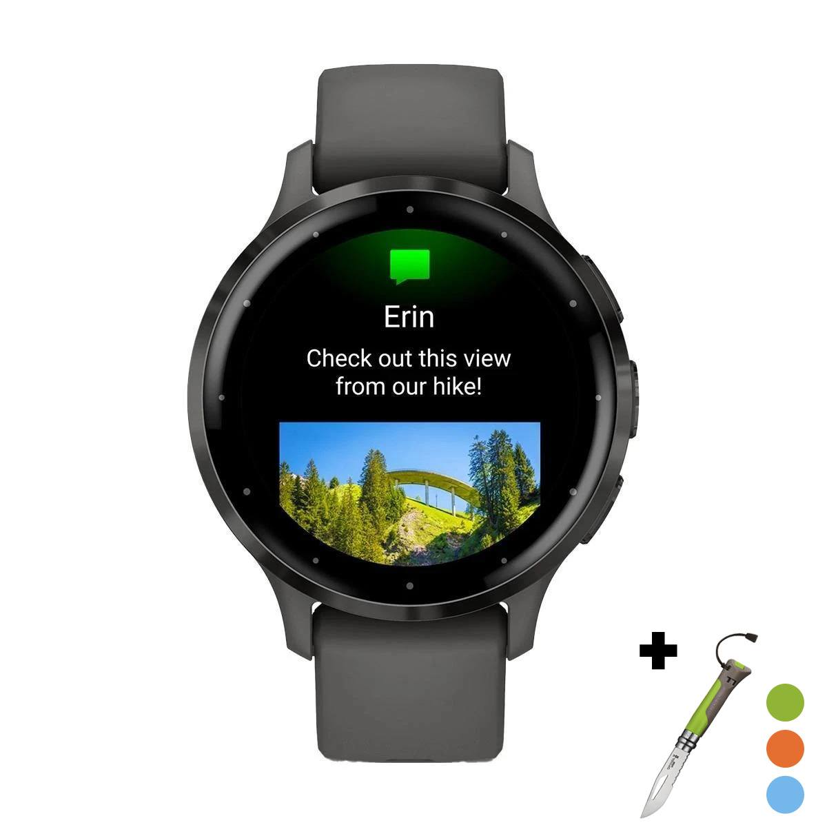 снимка на часовник Смарт часовник Garmin Venu 3S Slate/Pebble Grey 010-02785-00
