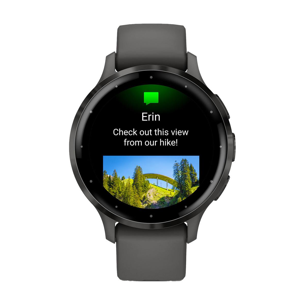 снимка на часовник Смарт часовник Garmin Venu 3S Slate/Pebble Grey 010-02785-00