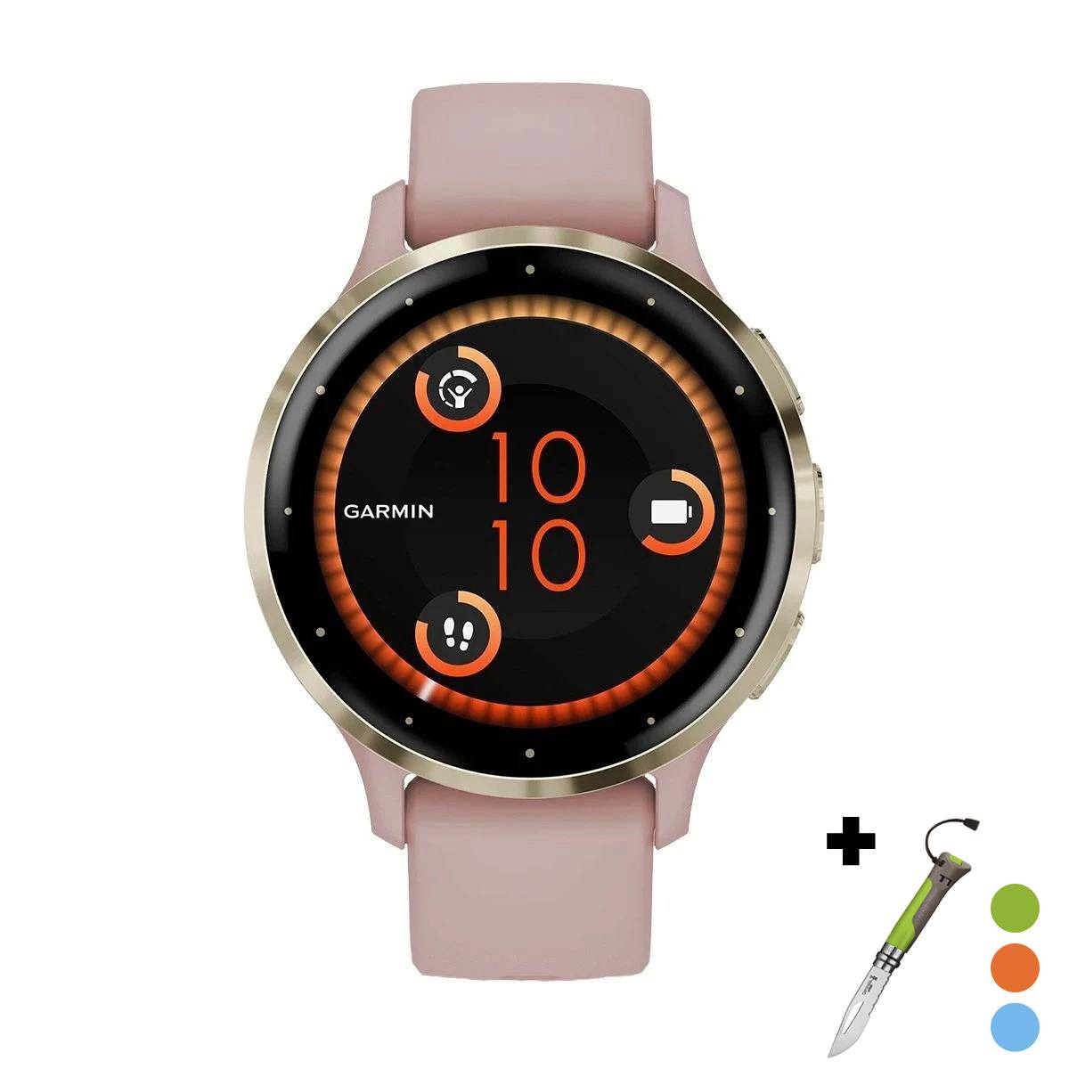 снимка на часовник Смарт часовник Garmin Venu 3S Soft Gold/Dust Rose 010-02785-03