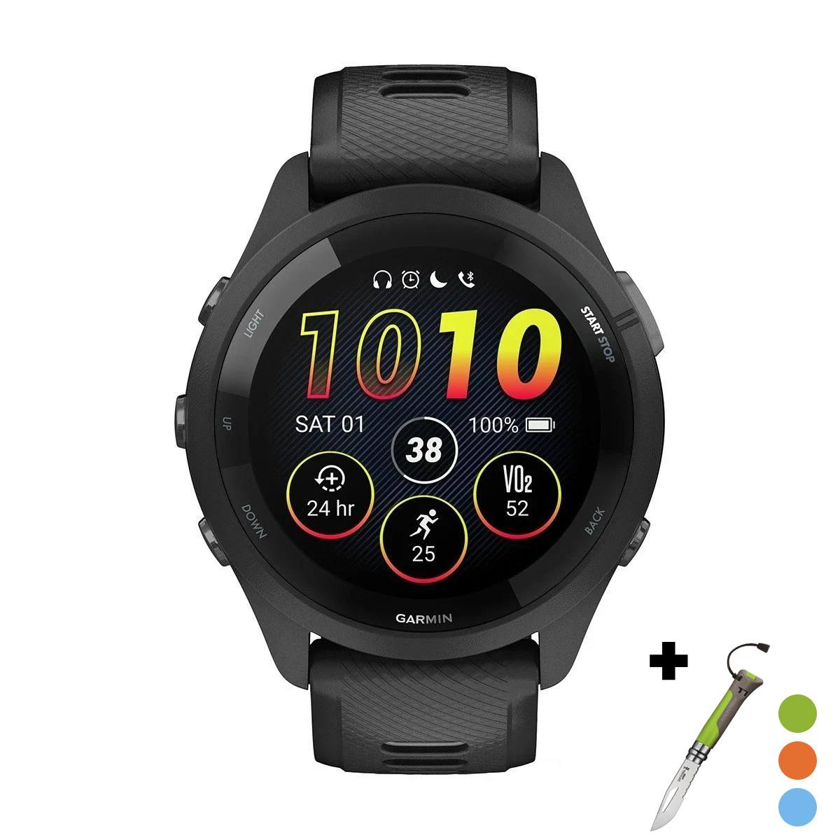 снимка на часовник Смарт часовник Garmin Forerunner 265 Black/Powder Gray 010-02810-10