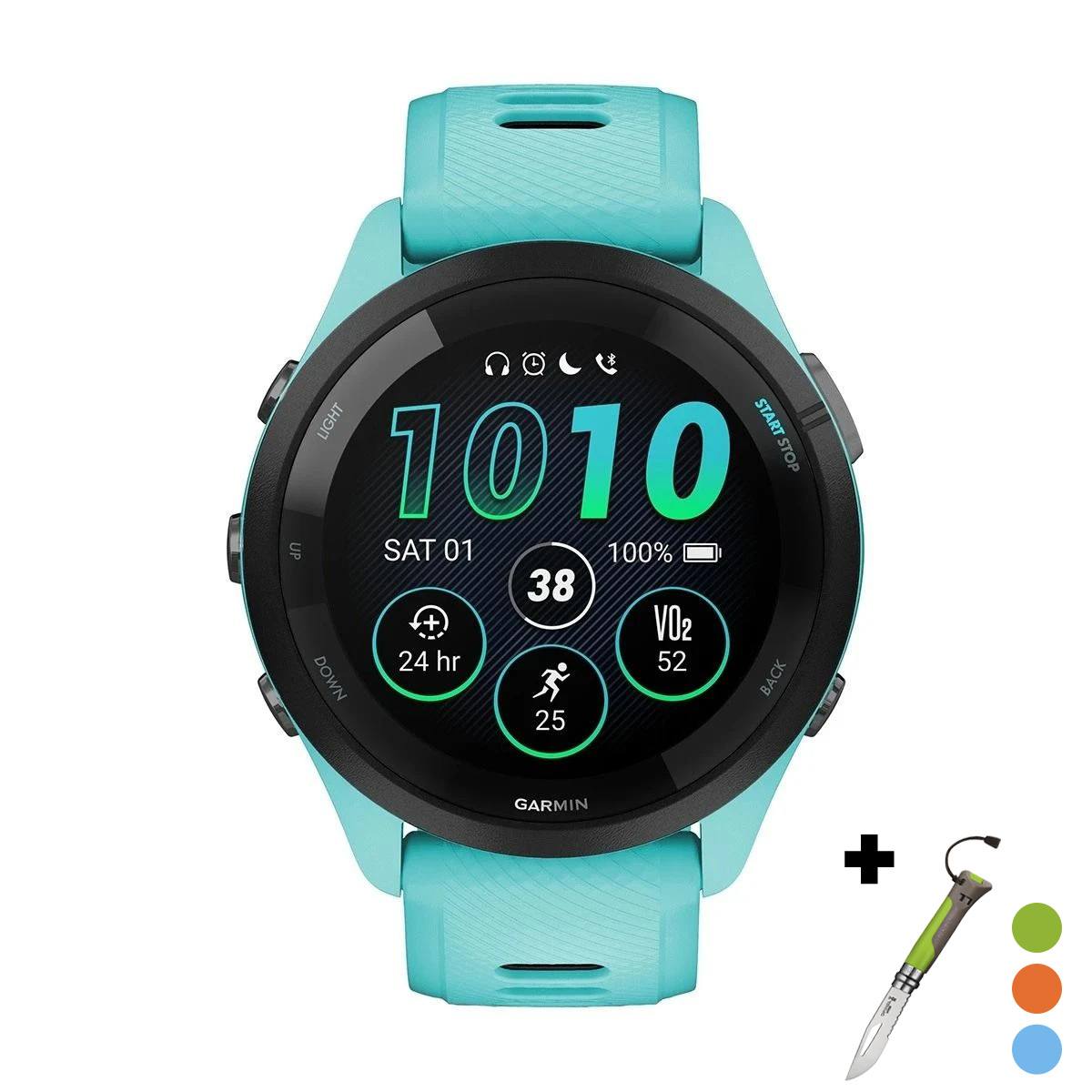 снимка на часовник Смарт часовник Garmin Forerunner 265 Aqua/Black 010-02810-12