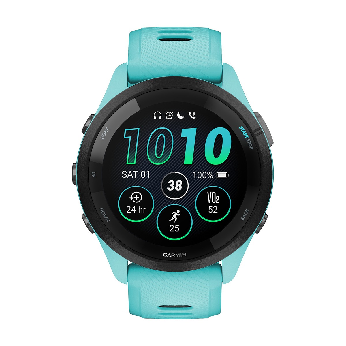 снимка на часовник Смарт часовник Garmin Forerunner 265 Aqua/Black 010-02810-12