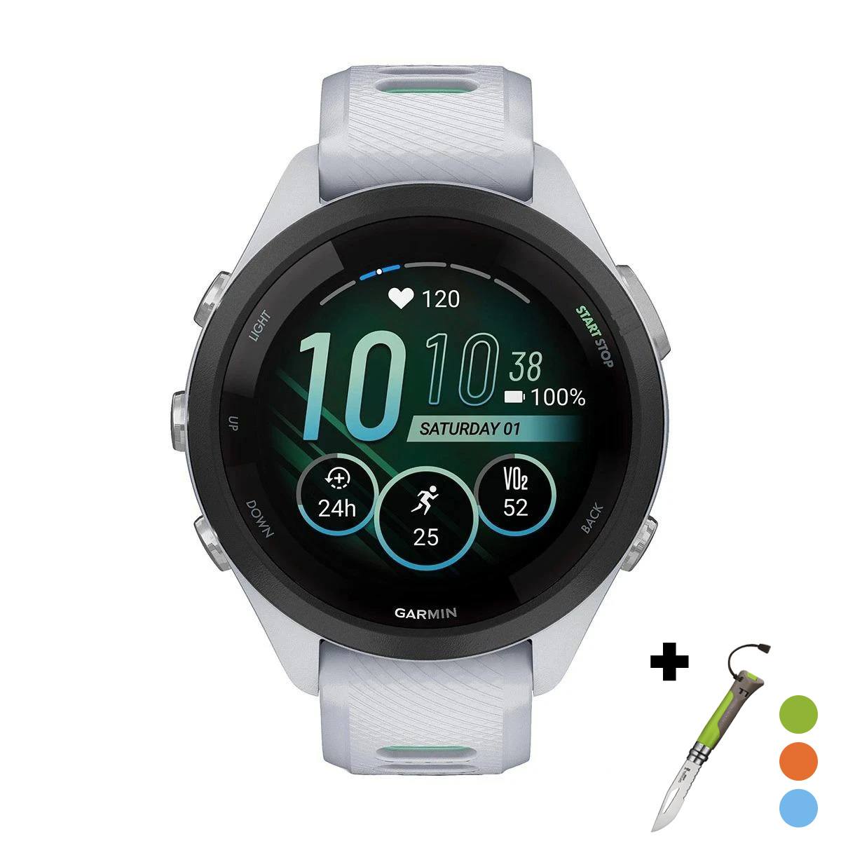 снимка на часовник Смарт часовник Garmin Forerunner 265S Whitestone/Neo Tropic 010-02810-14