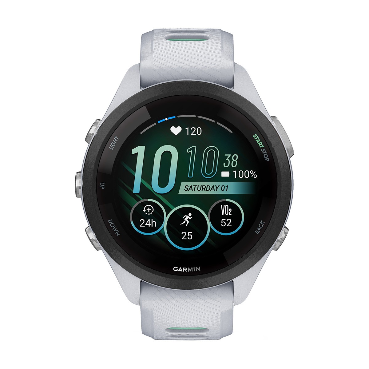 снимка на часовник Смарт часовник Garmin Forerunner 265S Whitestone/Neo Tropic 010-02810-14