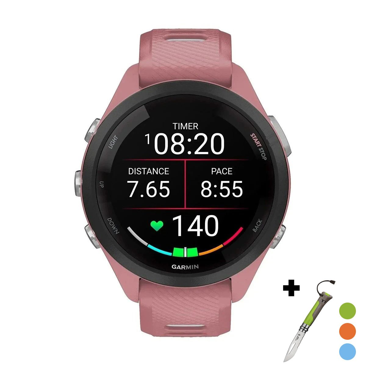 снимка на часовник Смарт часовник Garmin Forerunner 265S Light Pink/Powder Grey 010-02810-15