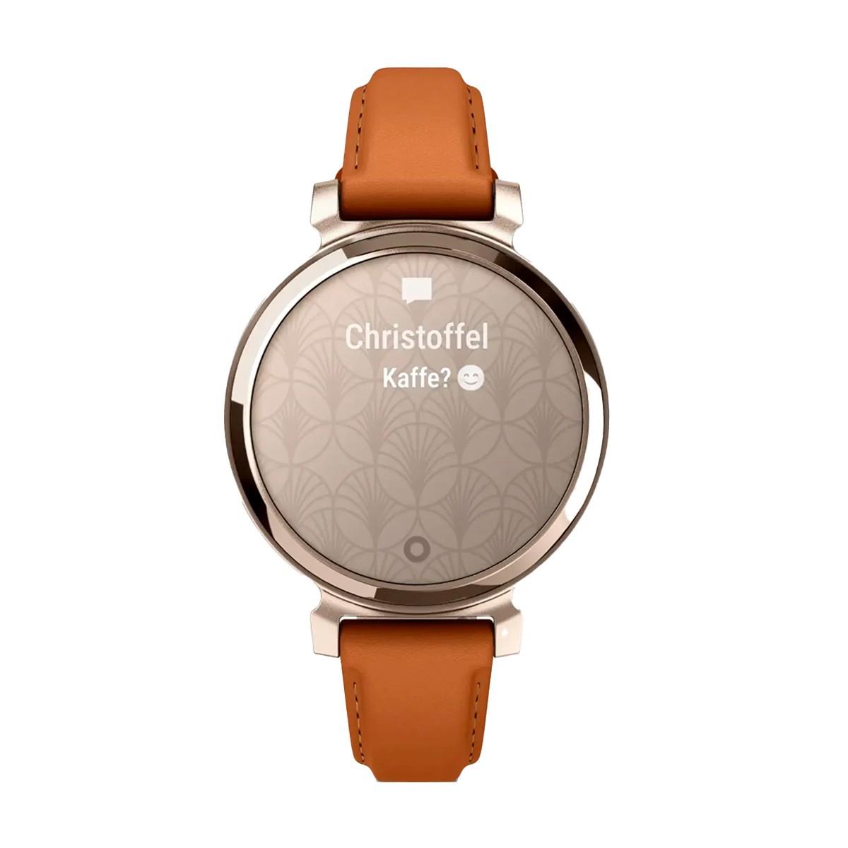 снимка на часовник Смарт часовник Garmin Lily 2 Classic Cream Gold/Tan 010-02839-02