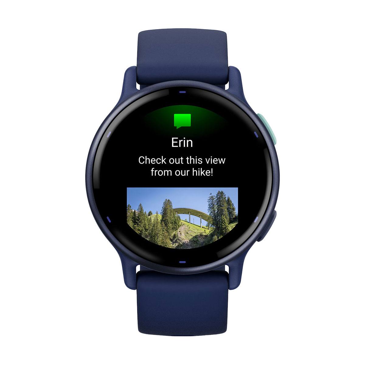 снимка на часовник Смарт часовник Garmin Vivoactive 5 Metallic Navy/Navy 010-02862-12