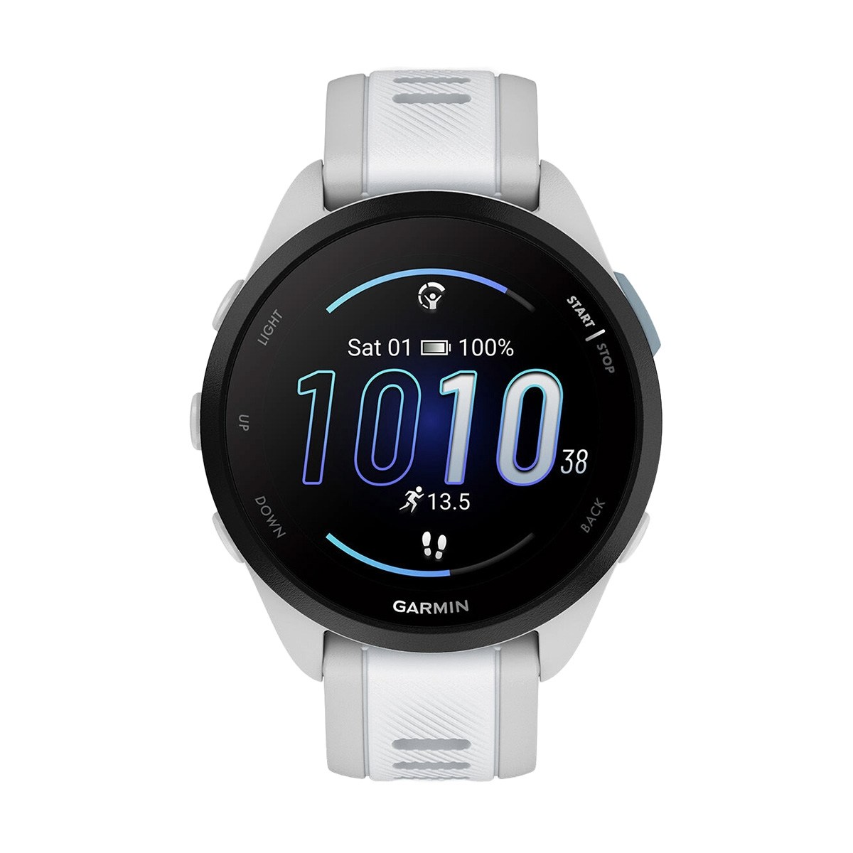 снимка на часовник Смарт часовник Garmin Forerunner 165 Mist Grey/Whitestone 010-02863-21