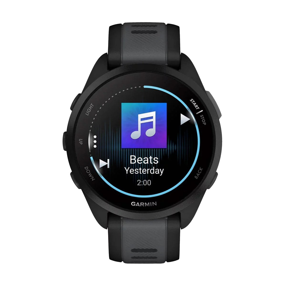 снимка на часовник Смарт часовник Garmin Forerunner 165 Music Black/Slate Grey 010-02863-30