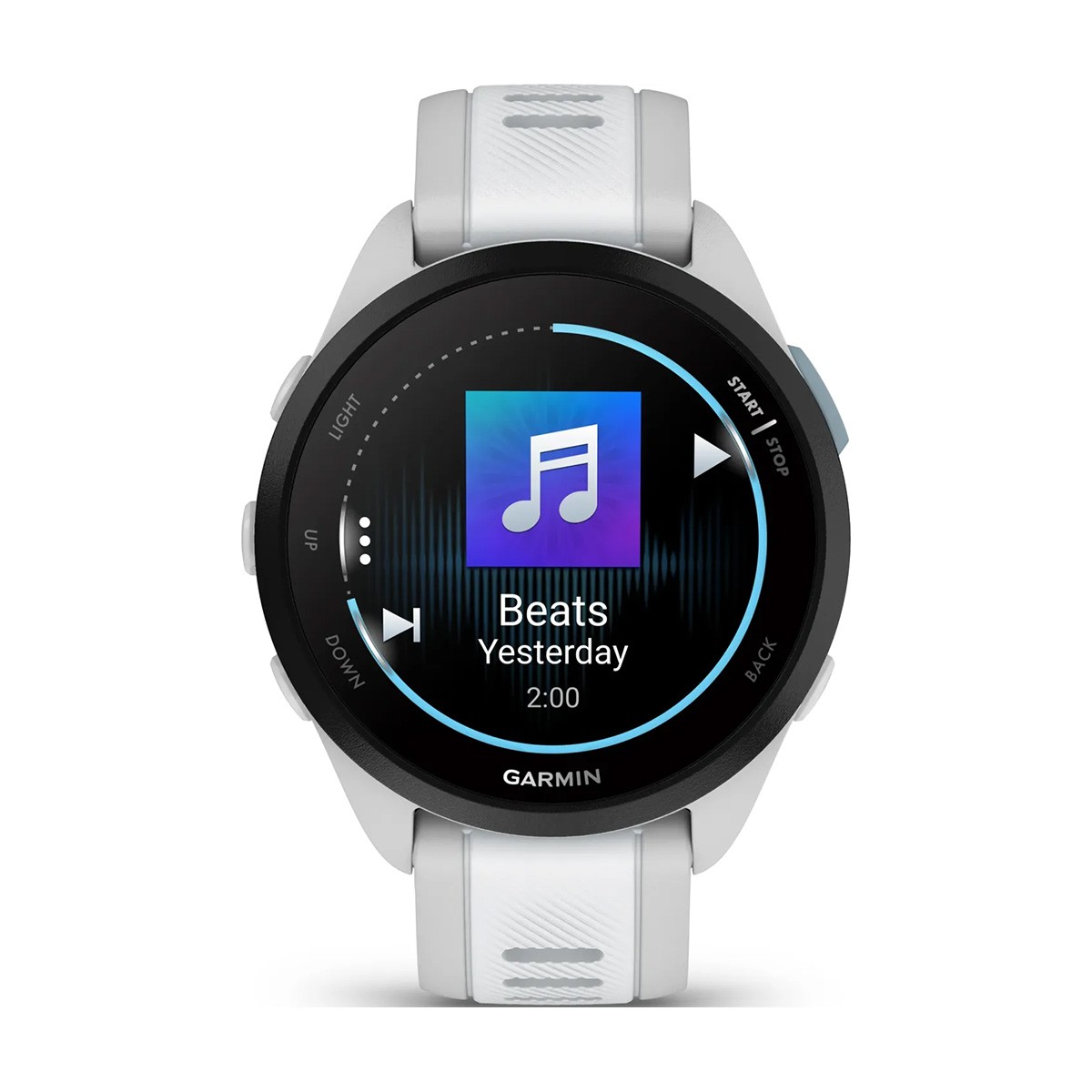 снимка на часовник Смарт часовник Garmin Forerunner 165 Music Mist Grey/Whitestone 010-02863-31