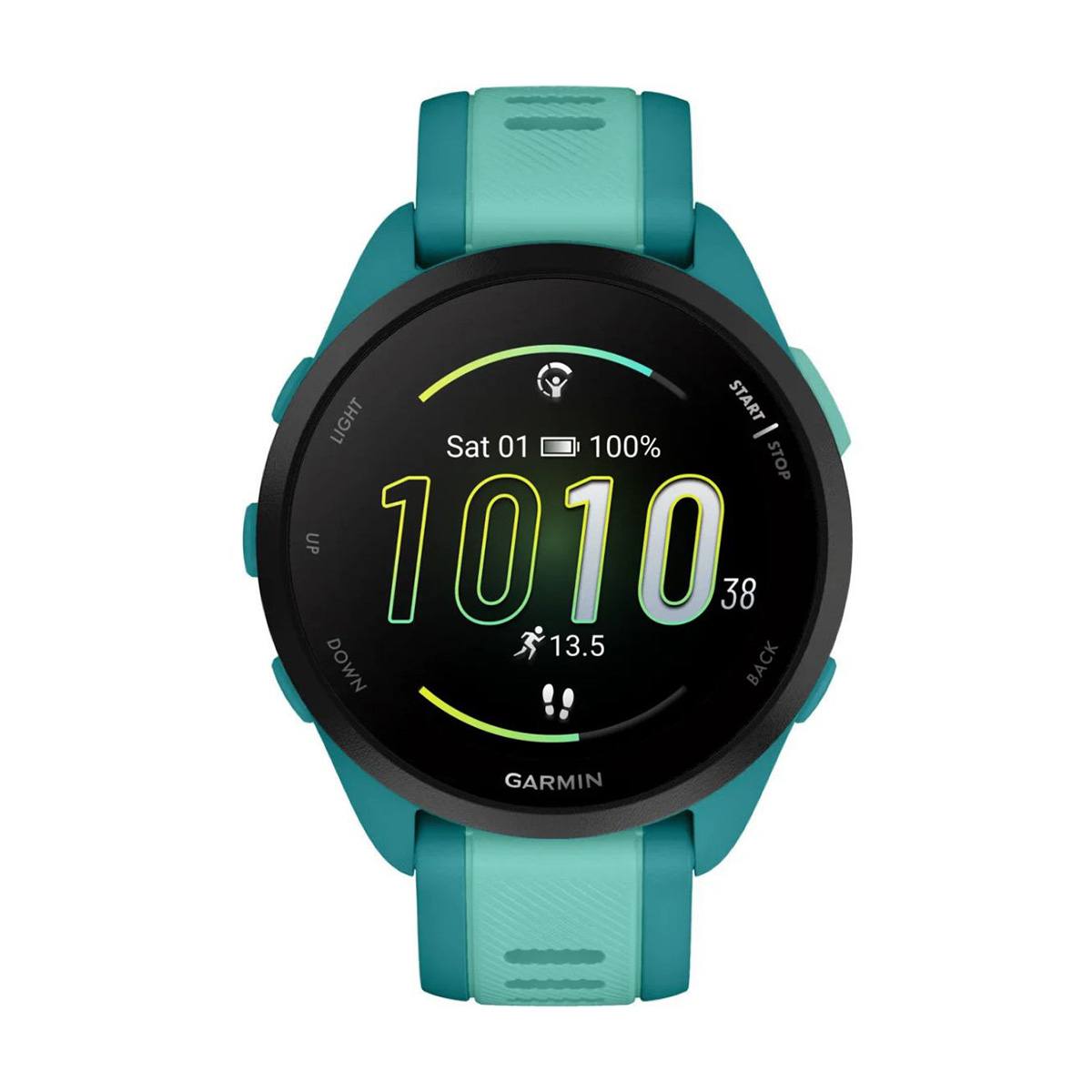 снимка на часовник Смарт часовник Garmin Forerunner 165 Music Turquoise/Aqua 010-02863-32