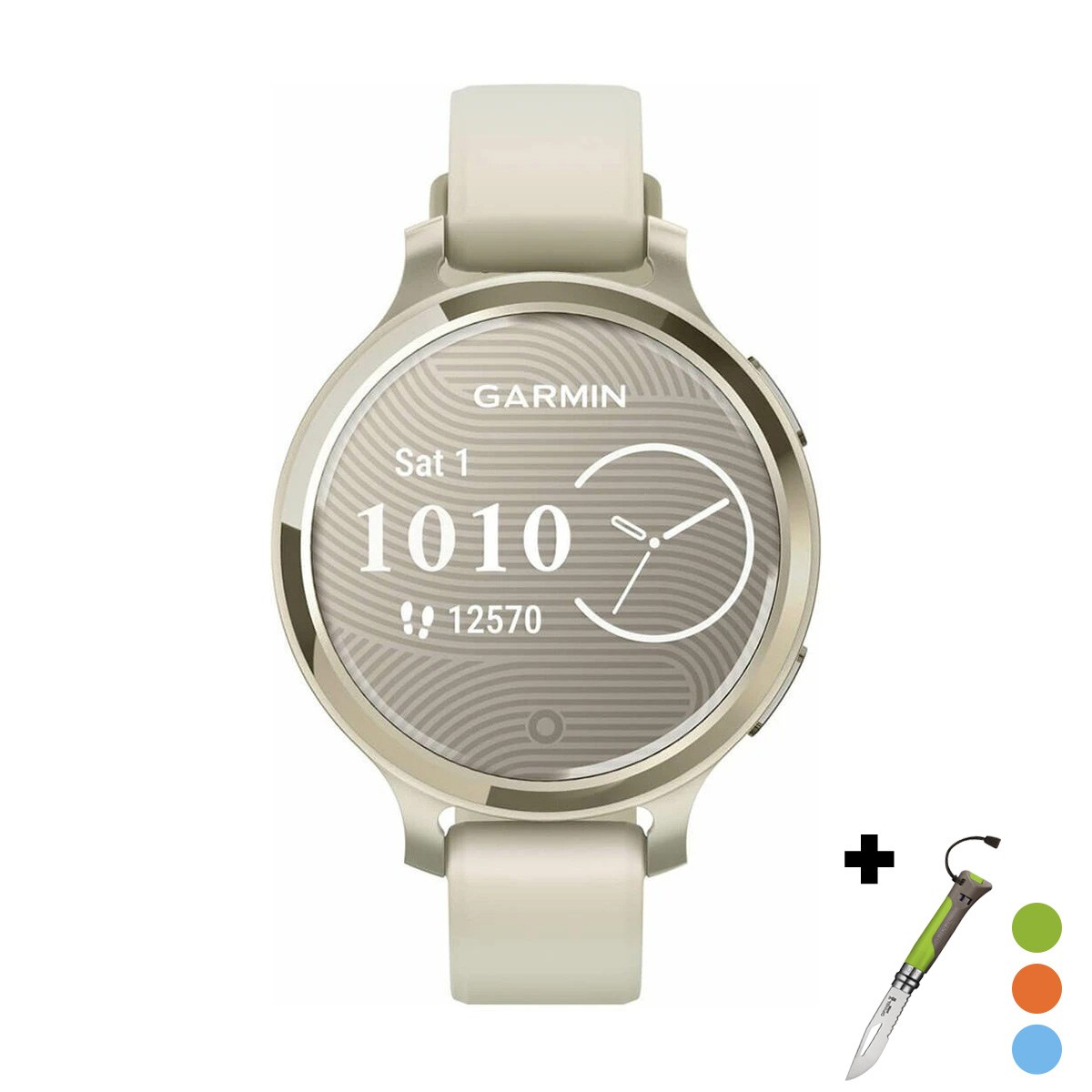 снимка на часовник Смарт часовник Garmin Lily 2 Active Lunar Gold/Bone 010-02891-00