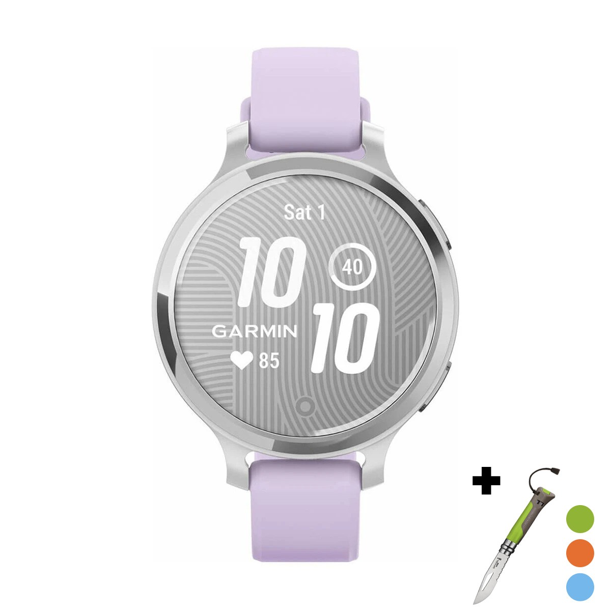 снимка на часовник Смарт часовник Garmin Lily 2 Active Silver/Purple Jasmine 010-02891-01