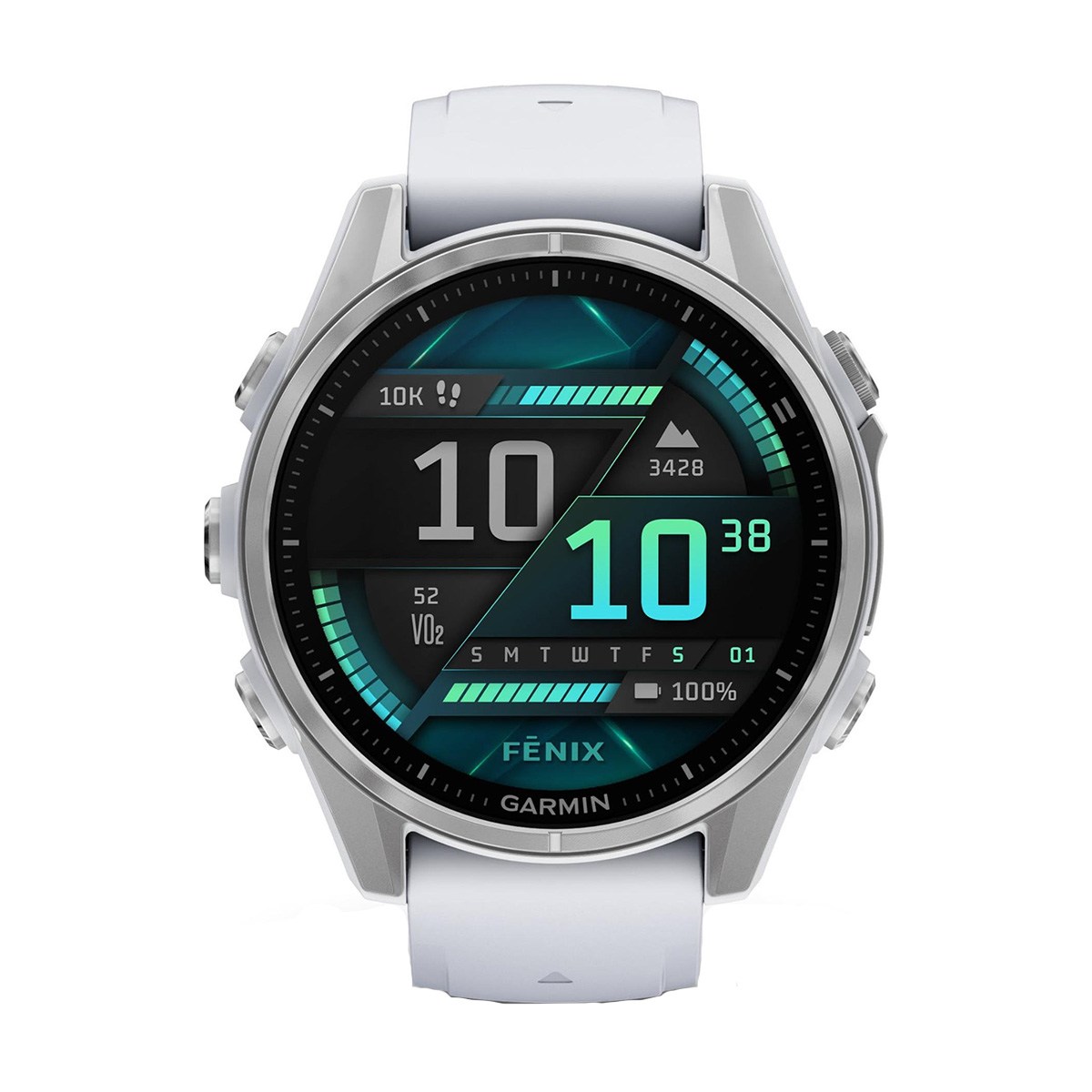 снимка на часовник Смарт часовник Garmin Fenix 8 Amoled 43 мм Silver/Whitestone Garmin 010-02903-00