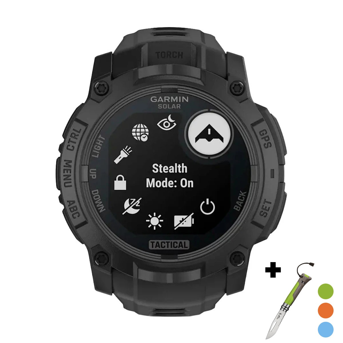 снимка на часовник Смарт часовник Garmin Instinct 3 Solar 50 мм Tactical Edition Black 010-02935-50