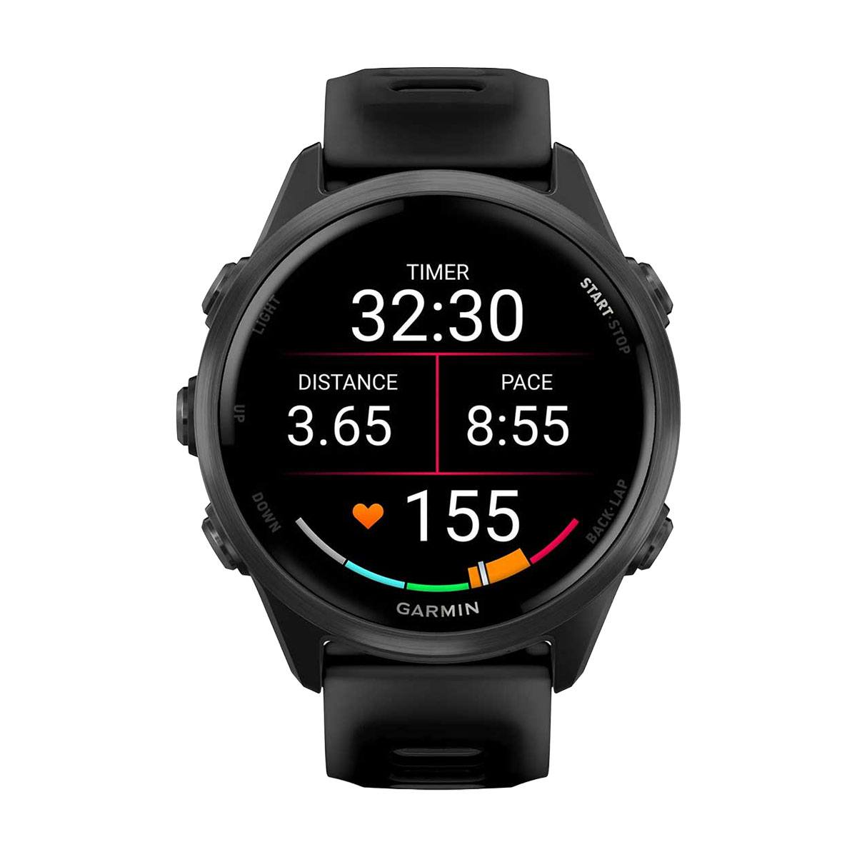 снимка на часовник Смарт часовник Garmin Forerunner 570 Amoled 42 мм Gorilla 3 Slate Grey/Black 010-02970-00