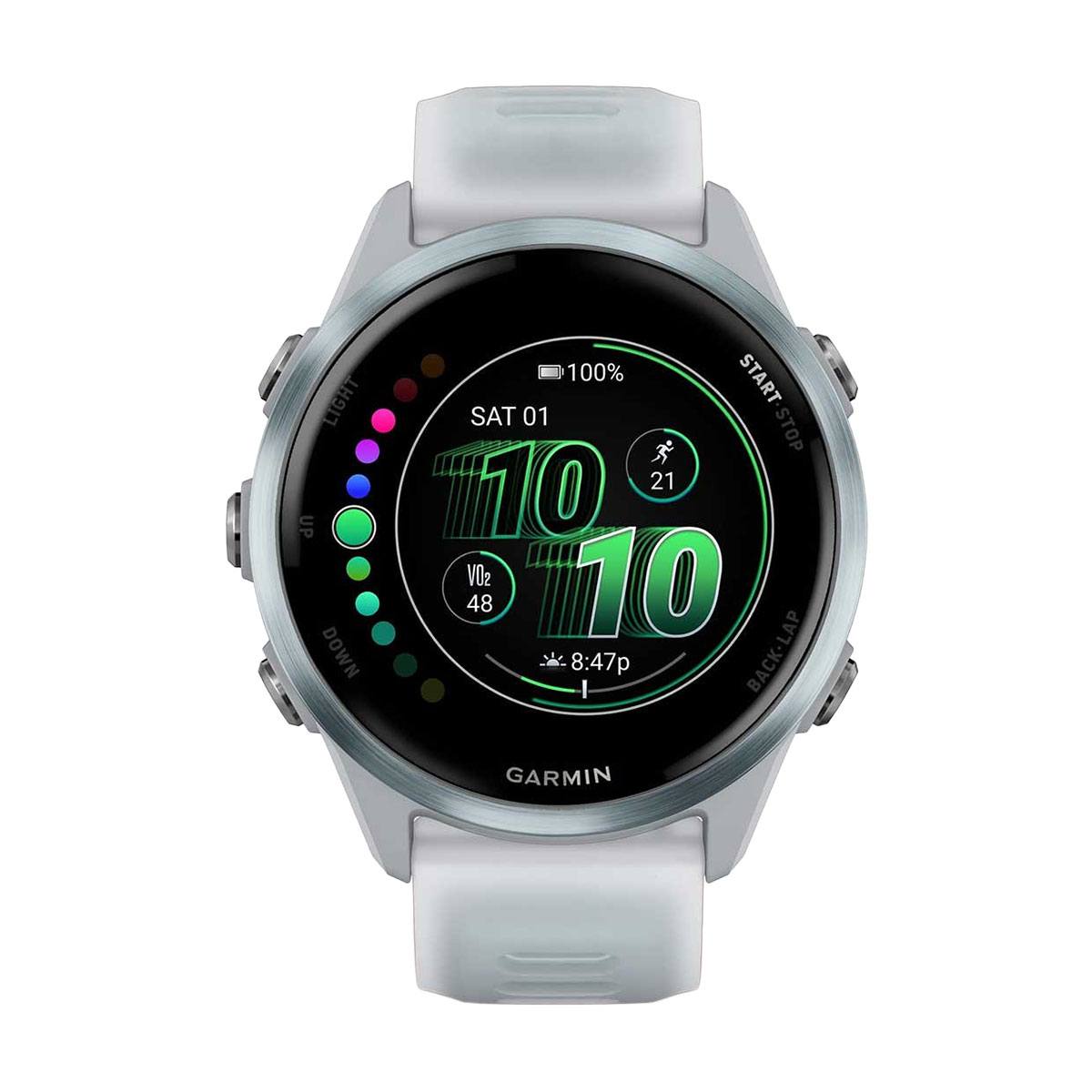 снимка на часовник Смарт часовник Garmin Forerunner 570 Amoled 42 мм Gorilla 3 Cloud Blue 010-02970-01