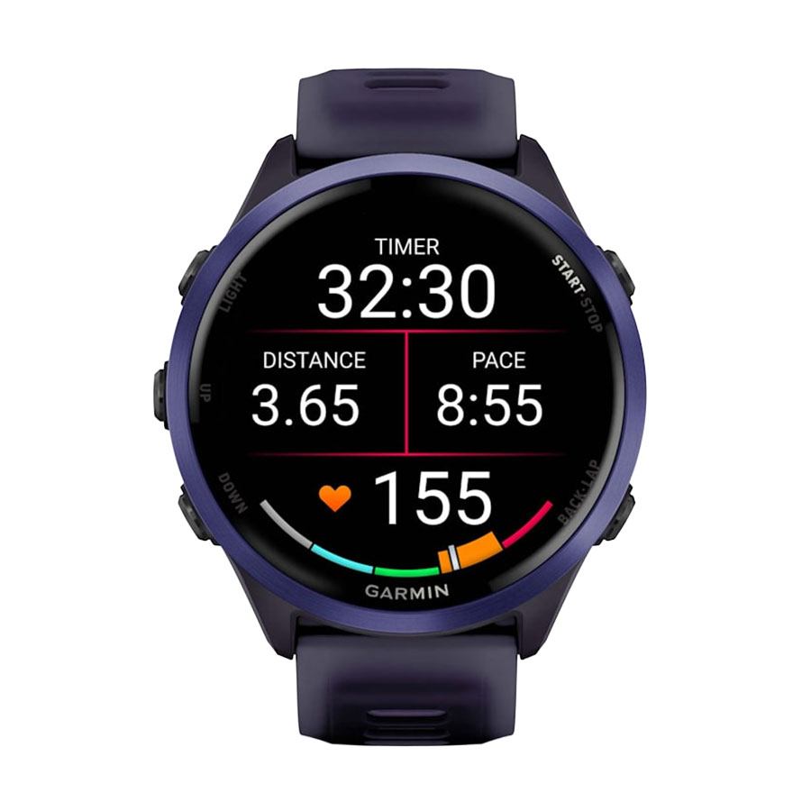 снимка на часовник Смарт часовник Garmin Forerunner 570 Amoled 47 мм Gorilla 3 Indigo/Imperial Purple 010-02971-02
