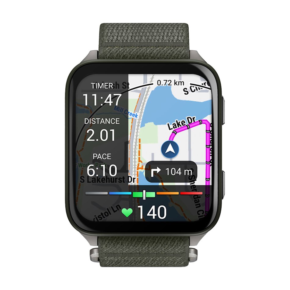 снимка на часовник Смарт часовник Garmin Venu X1 Amoled 46 мм Moss/Titanium 010-02980-03