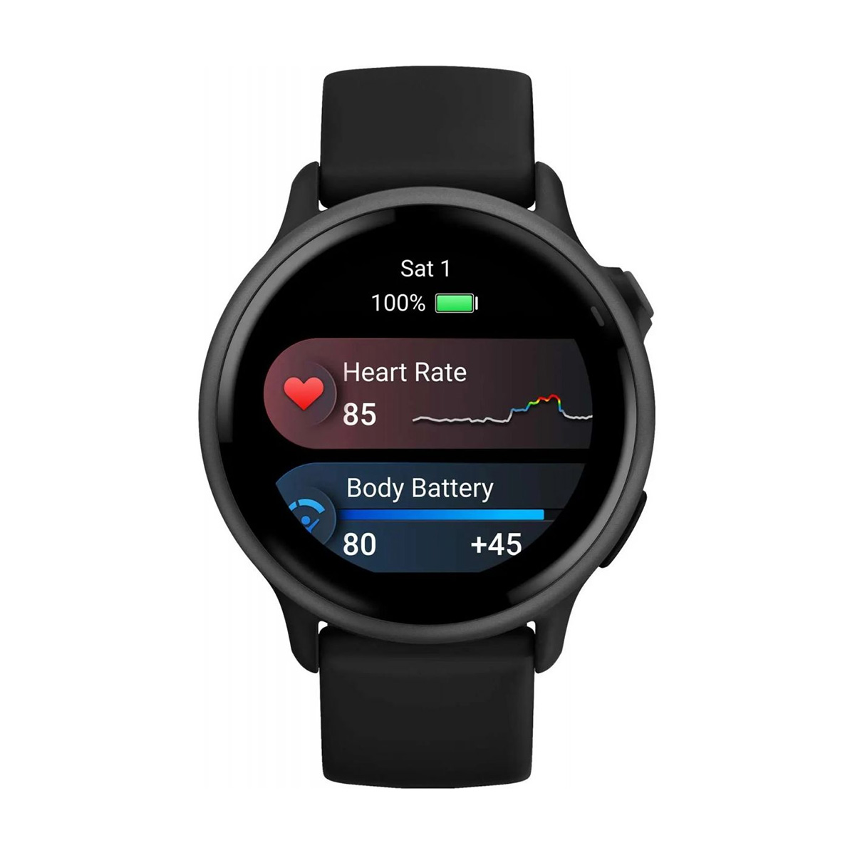 снимка на часовник Смарт часовник Garmin Vivoactive 6 Amoled 42 мм Gorilla 3 Slate/Black 010-02985-00