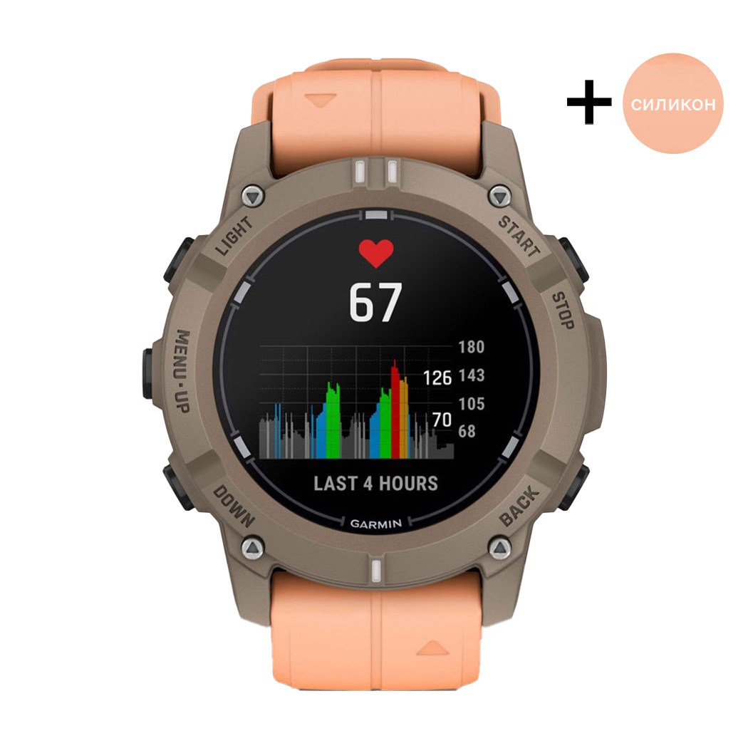 снимка на часовник Смарт часовник Garmin Descent G2 Amoled 46 мм Sapphire Paloma/Shell Pink 010-02986-01