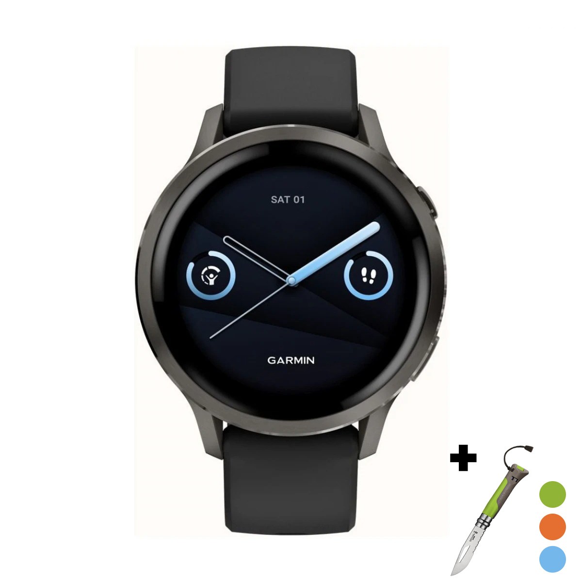 снимка на часовник Смарт часовник Garmin Venu 4 Amoled 41 мм Gorilla 3 Slate/Black 010-03013-02