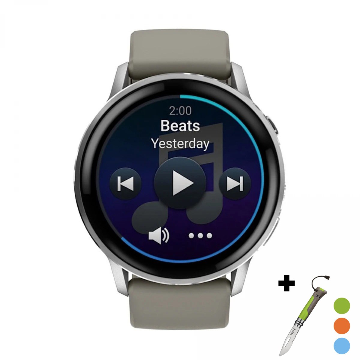 снимка на часовник Смарт часовник Garmin Venu 4 Amoled 45 мм Gorilla 3 Silver/Silver Gray 010-03014-01