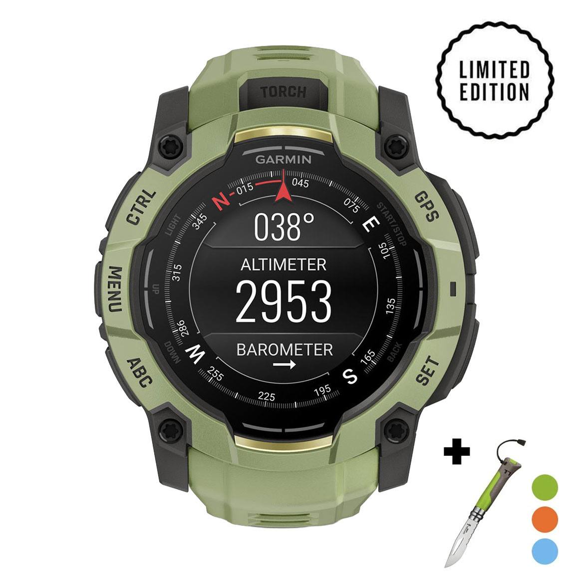 снимка на часовник Смарт часовник Garmin Instinct 3 Amoled 50 мм Fern Green 010-03020-02