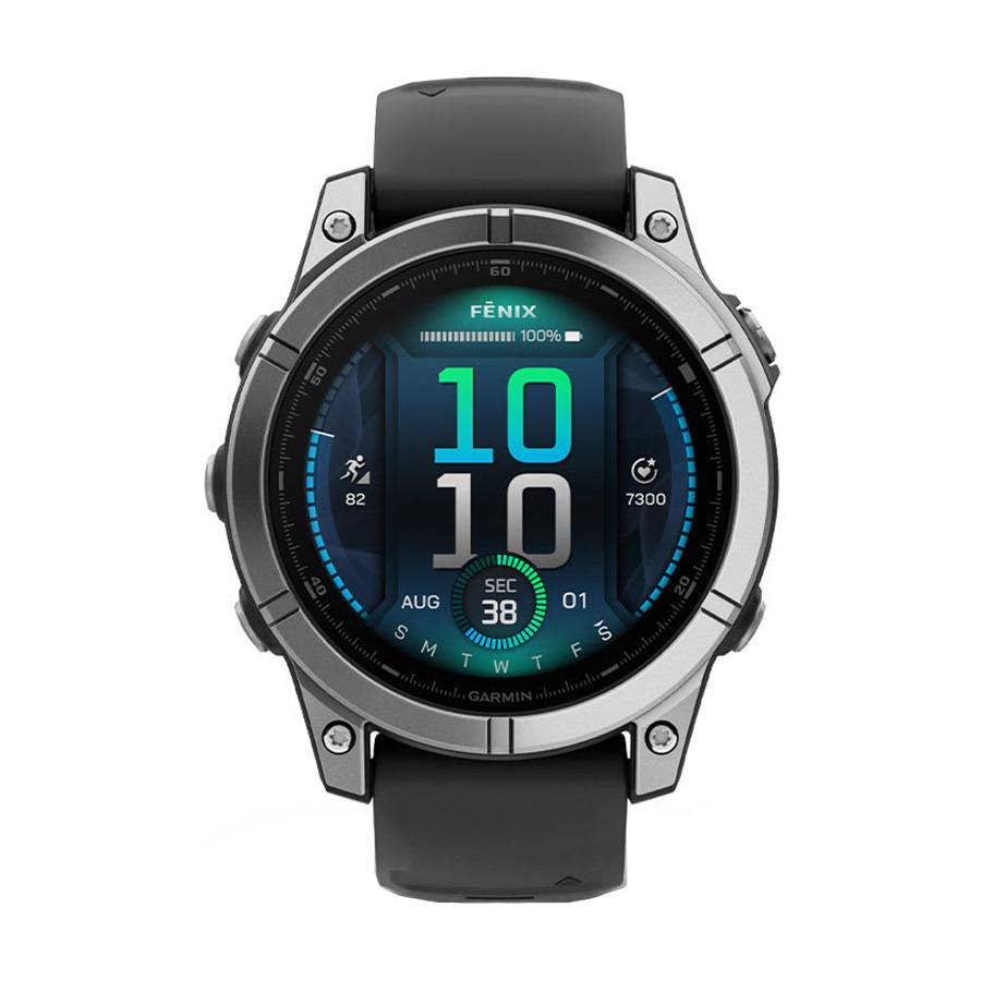 снимка на часовник Смарт часовник Garmin Fenix E Stainless Steel/Black Garmin 010-03025-00