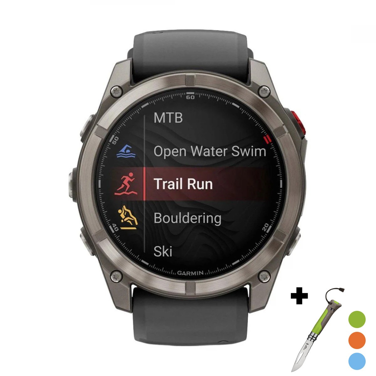 снимка на часовник Смарт часовник Garmin Fenix 8 Pro Amoled 51 мм Sapphire Titanium/Graphite/Black 010-03199-11