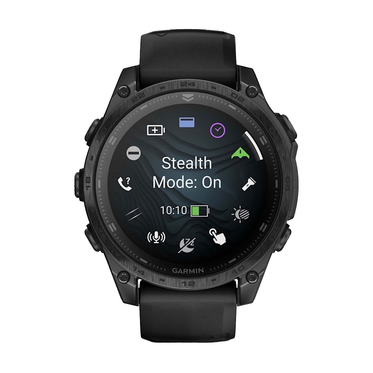 снимка на часовник Смарт часовник Garmin Tactix 8 Amoled 47 мм Sapphire Applied Ballistics Ultralight Black/Pebble Gray 010-03405-01