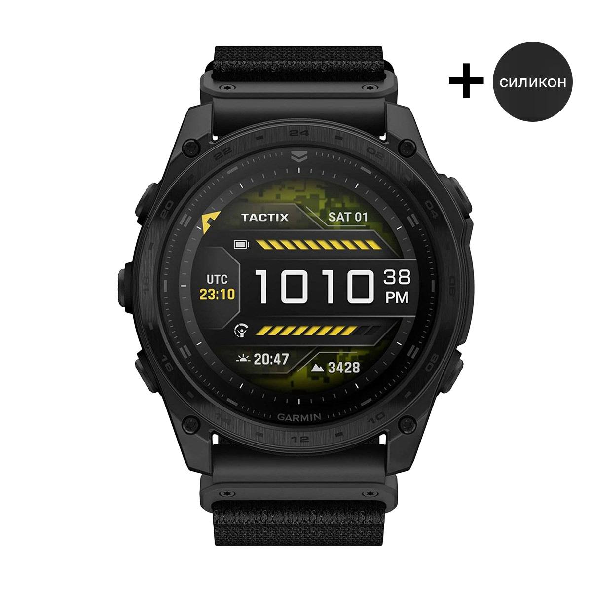 снимка на часовник Смарт часовник Garmin Tactix 8 MIP 51 мм Sapphire Solar Applied Ballistics Ultralight Elite 010-03407-11