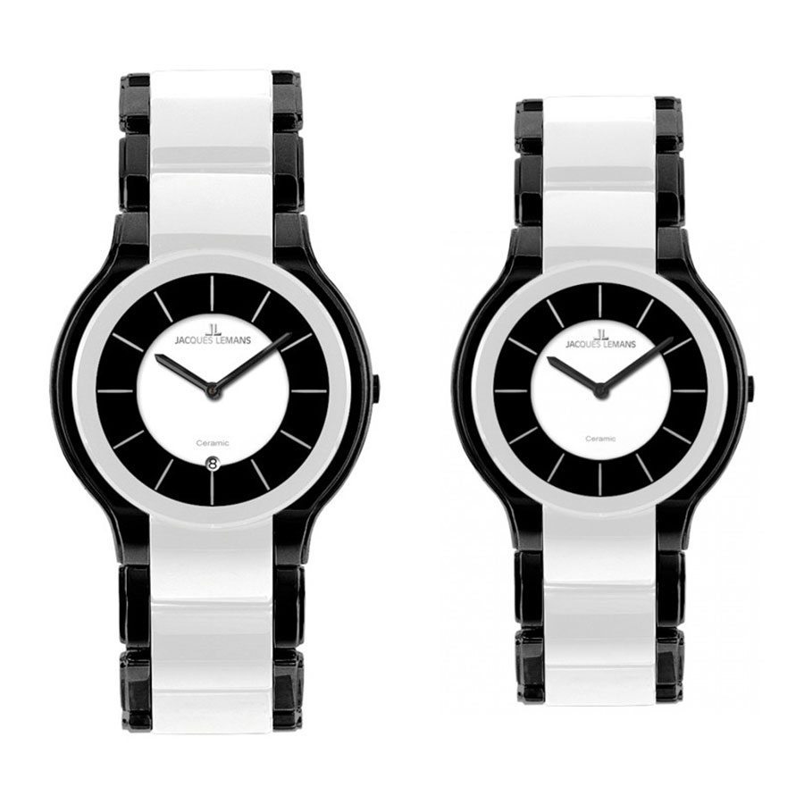 снимка на часовник Комплект часовници за двойки Jacques Lemans 1-1581E & 1-1582 E
