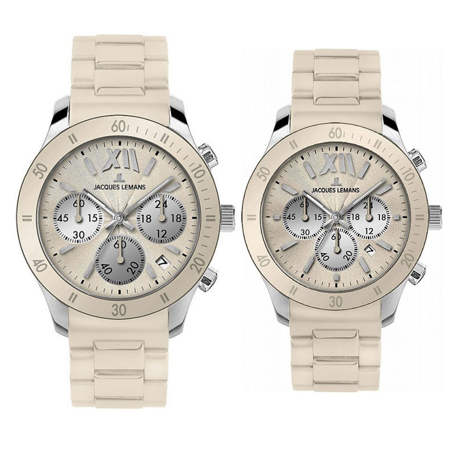снимка на часовник Комплект часовници за двойки Jacques Lemans 1-1586 M & 1-1587M