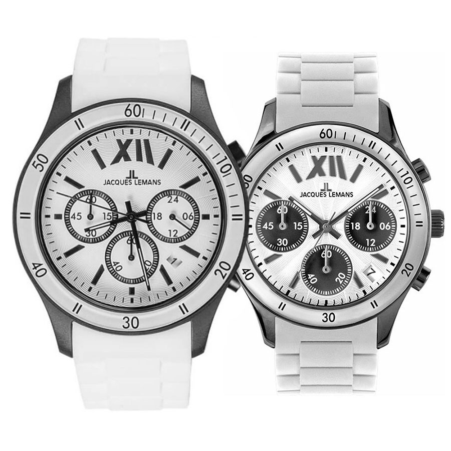 снимка на часовник Комплект часовници за двойки Jacques Lemans 1-1586P & 1-1587 P