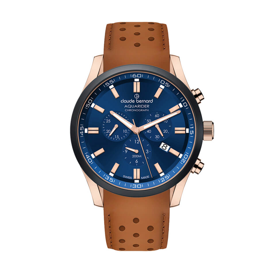 снимка на часовник Часовник Claude Bernard Aquarider 10222 37RC1 BUIR1