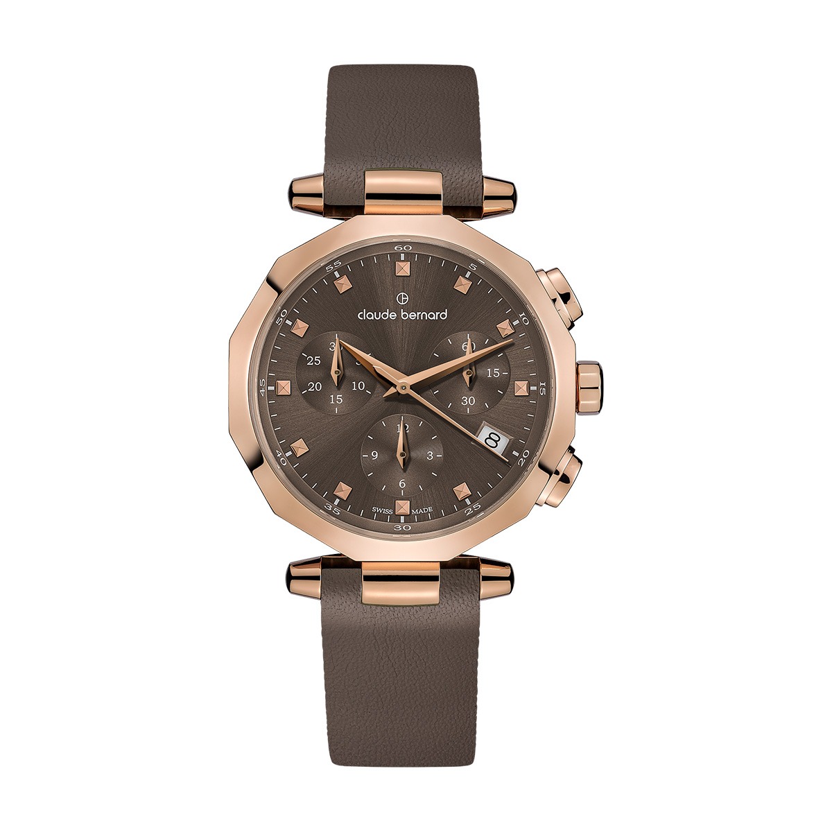 снимка на часовник Часовник Claude Bernard 10251-37RCGR-GRIR