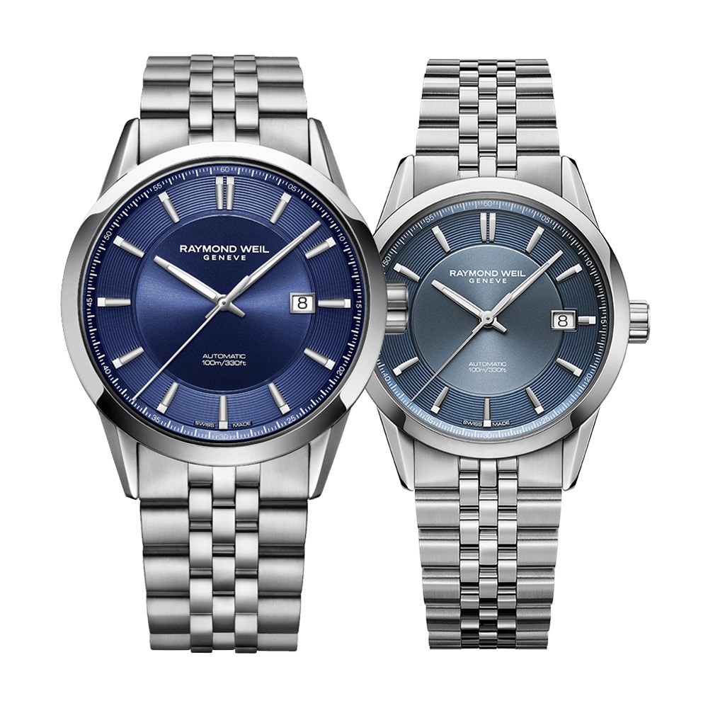 снимка на часовник Комплект часовници за двойки Raymond Weil Freelancer 2731-ST-50001-2771-ST-50051