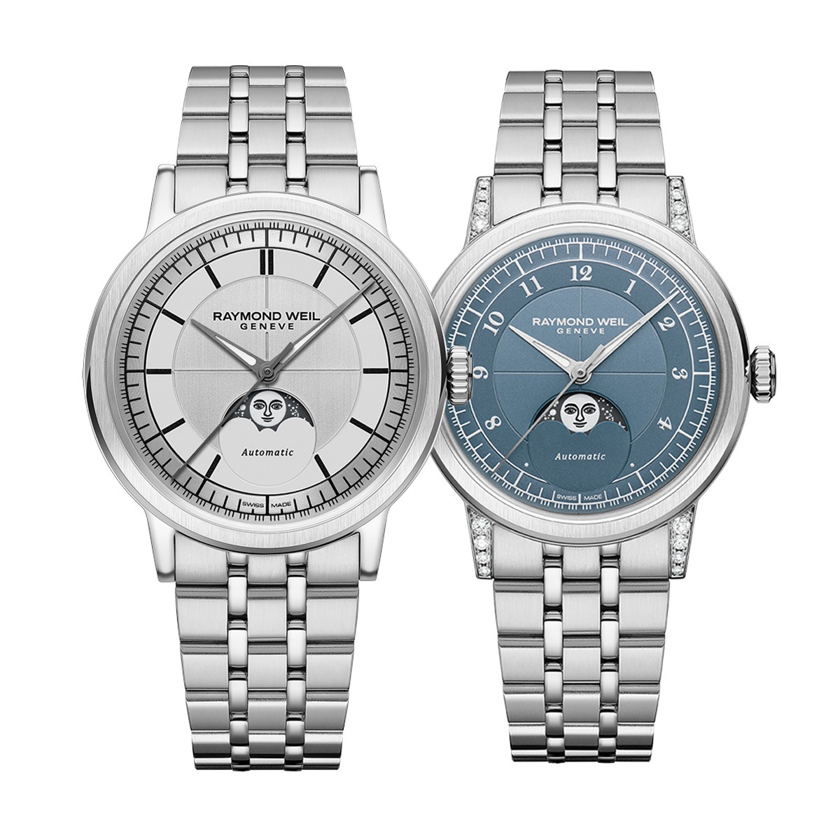 снимка на часовник Комплект часовници за двойки Raymond Weil Millesime 2945-ST-65001-2145-STS-05511