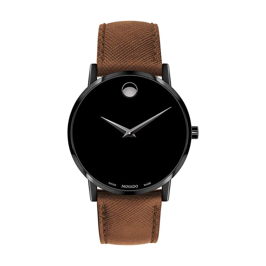 снимка на часовник Часовник Movado Museum Classic 607198