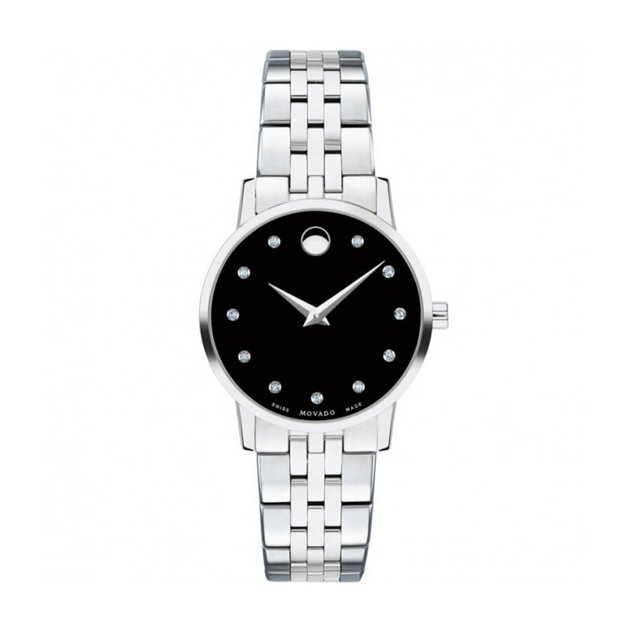 снимка на часовник Часовник Movado Museum Classic 607207