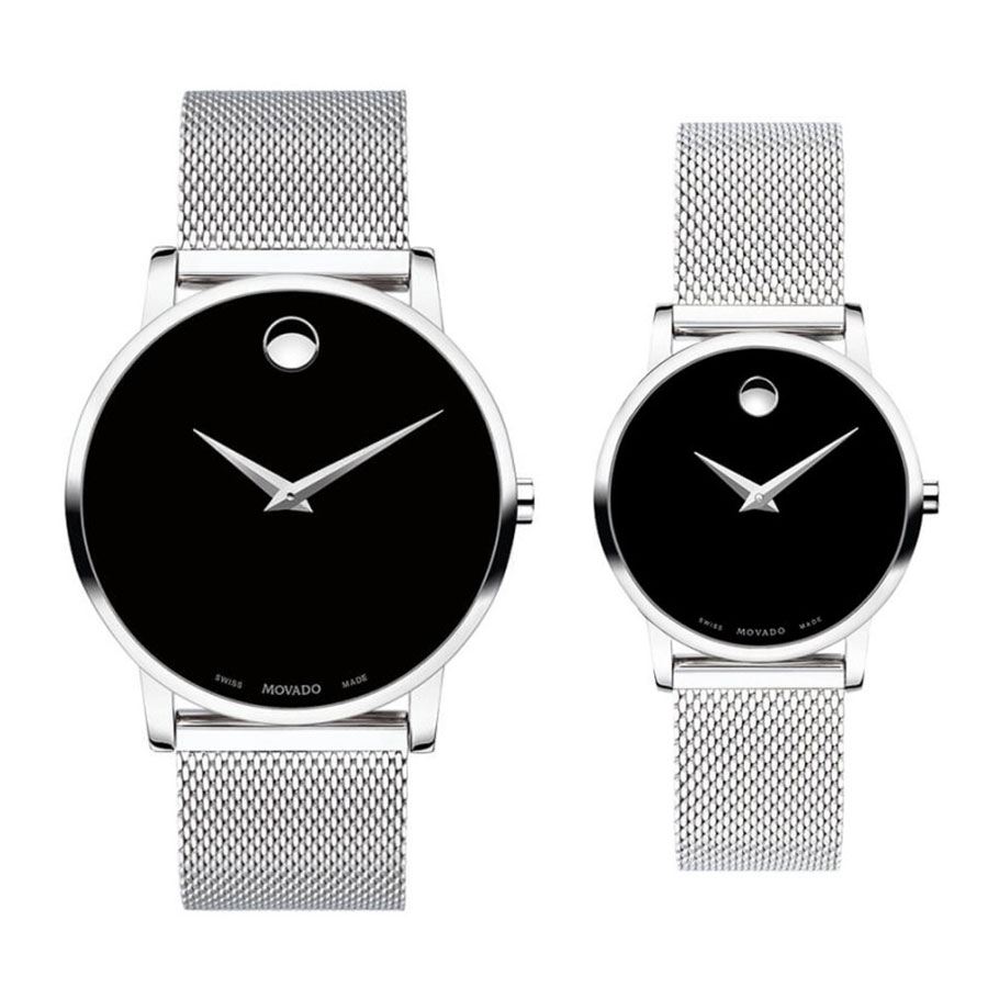 снимка на часовник Комплект часовници за двойки Movado Museum Classic 607219 & 607220