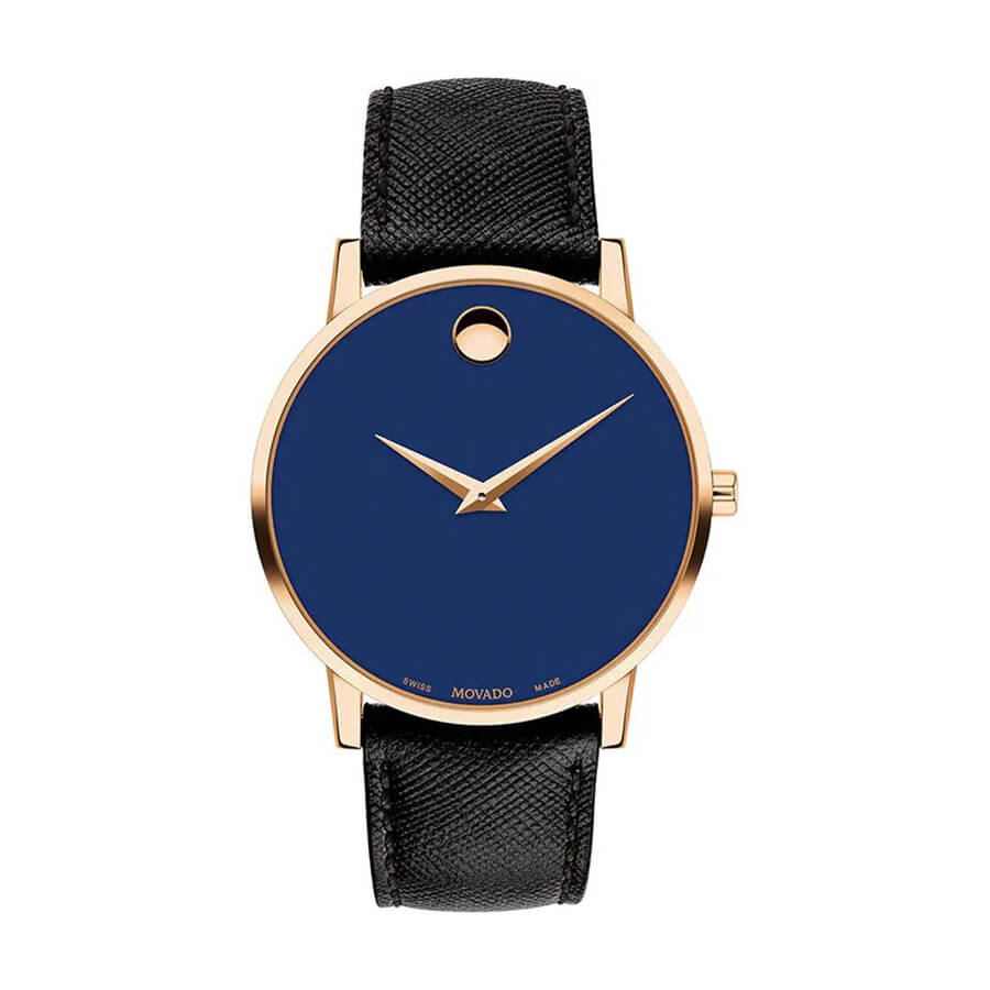 снимка на часовник Часовник Movado Museum Classic 607266