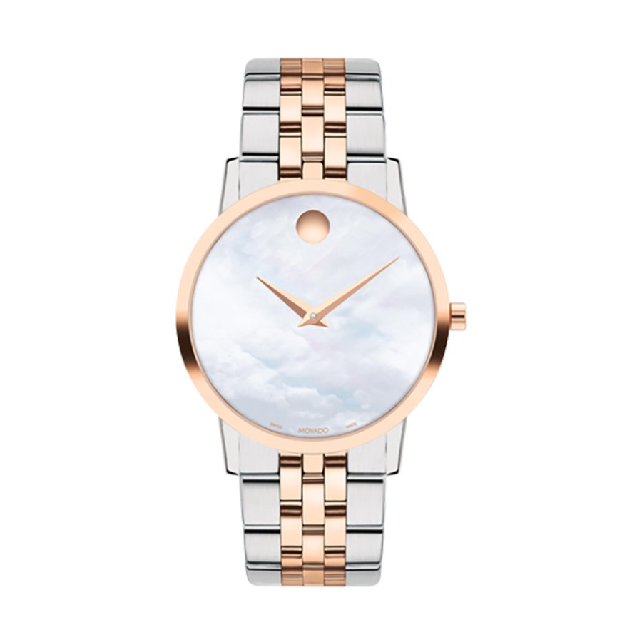 снимка на часовник Часовник Movado Museum Classic 607629