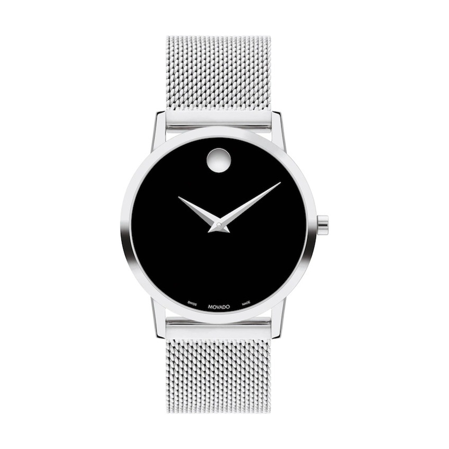 снимка на часовник Часовник Movado Museum Classic 607646